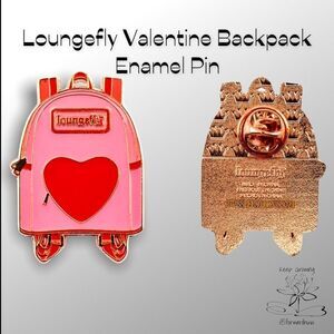 Limited Edition Loungefly Valentine Backpack Collectible Pin - 2022